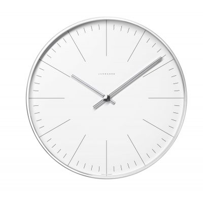 Klein More wall clock small Max Bill lines